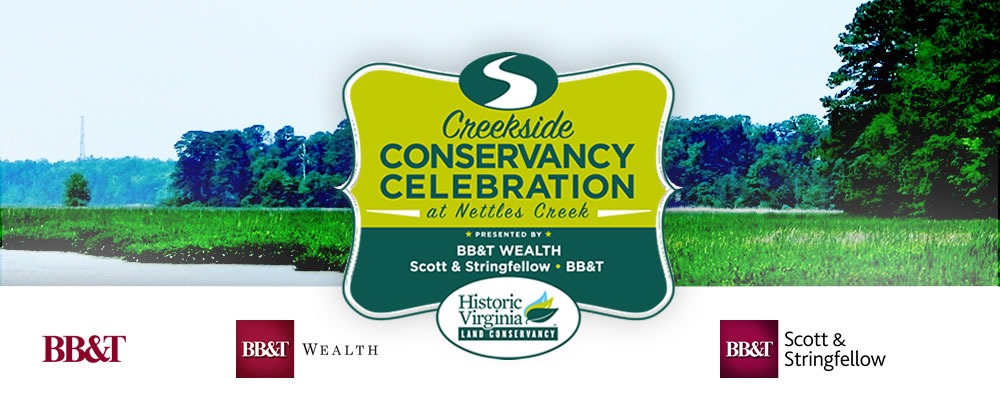 Creekside Conservancy Celebration banner with logo
