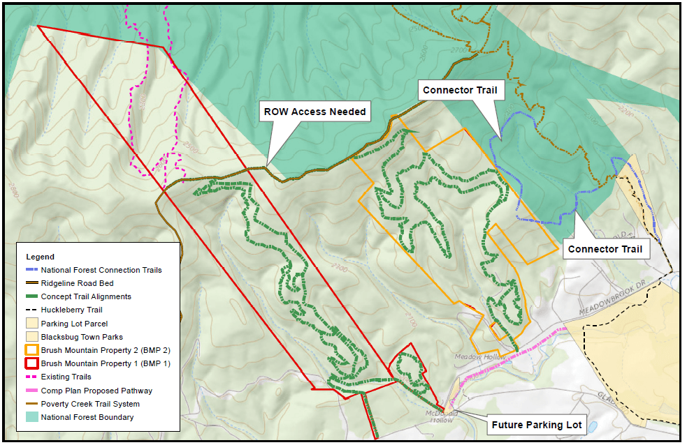 Brush Mountain Park Project Update – Virginia's United Land Trusts